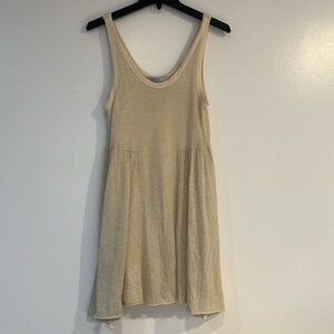 Free people gold shimmer coverup gorgeous